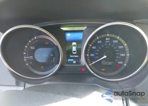 2013 Hyundai Sonata Hybrid Limited из США, поврежденный, VIN KMHEC4A4XDA083289